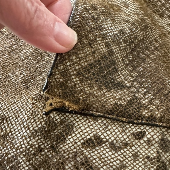 ANTONIO MELANI Large Snake Print Hobo Handbag - Picture 9 of 14